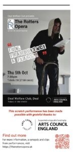 Programme for Rotters Opera Performance at the Deal Welfare Club, October 5th 2023